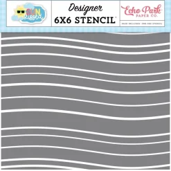 Stencil Good Vibes Waves Sun Kissed Echo Park