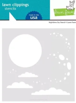 Stencil Nighttime Sky Lawn Fawn