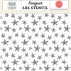 Stencil Starfish Seas Beach Town Carta Bella 15x15cm