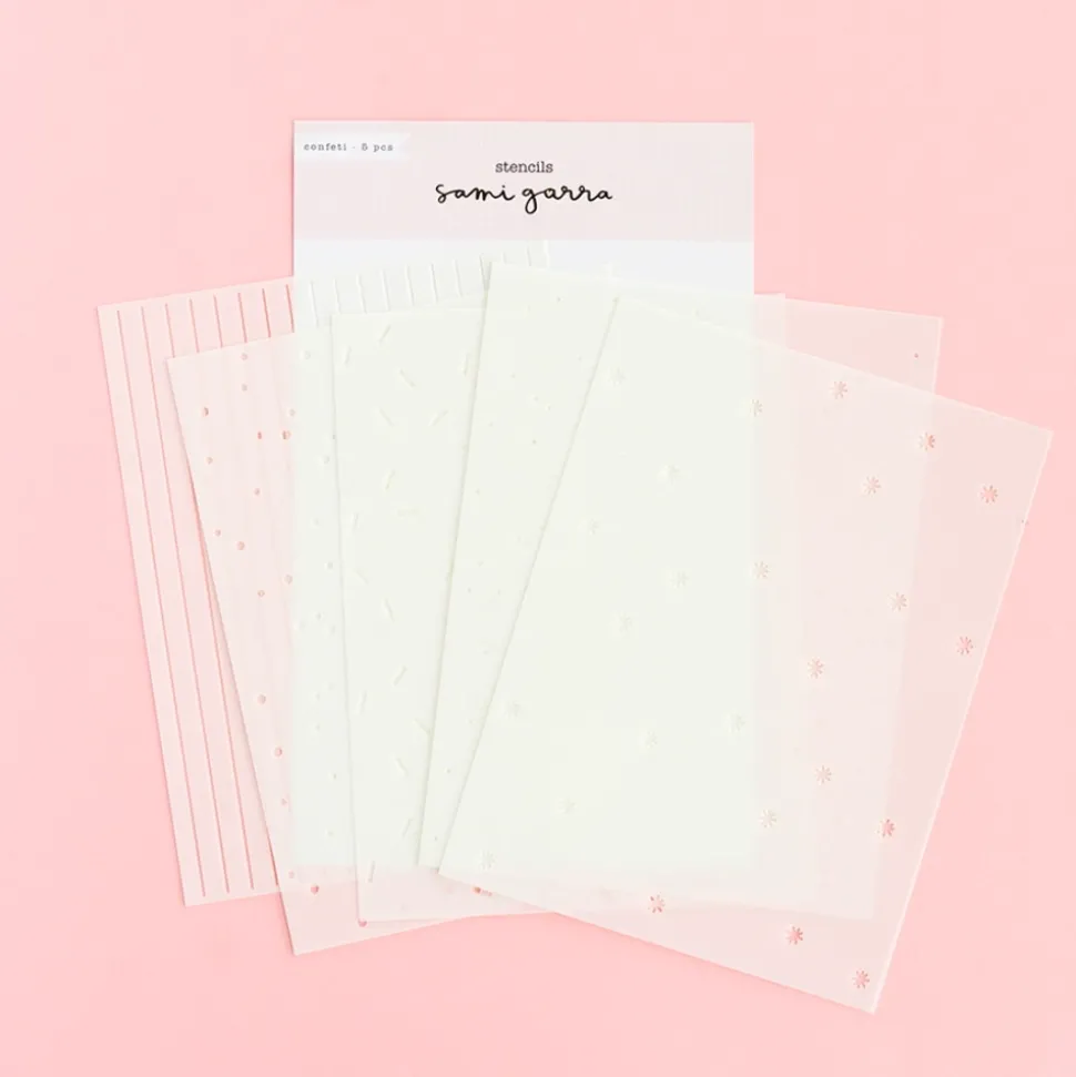 Stencils Fondos Confetti Sami Garra