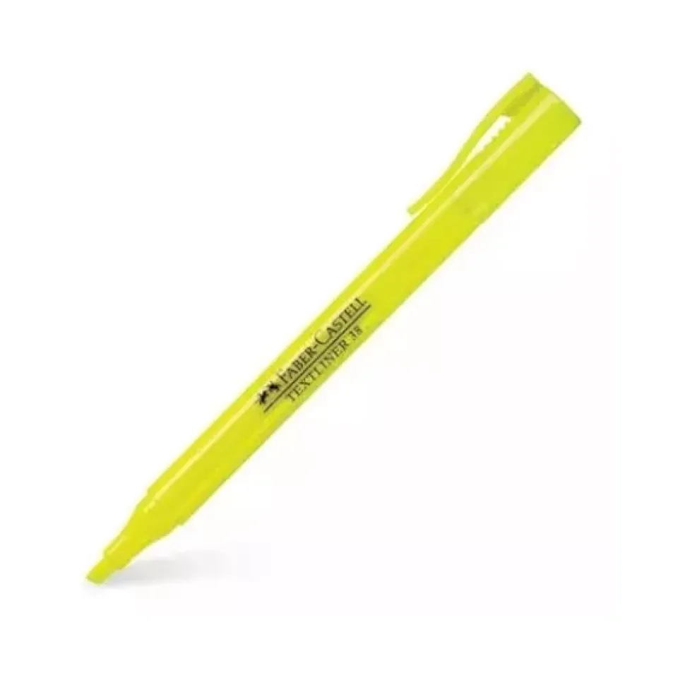 Subrayador Fluorescente Amarillo TextLiner 38 Faber-Castell