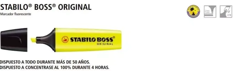 Subrayador Fluorescente STABILO Boss Original