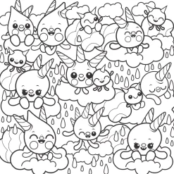 Super Cute! Coloring Book