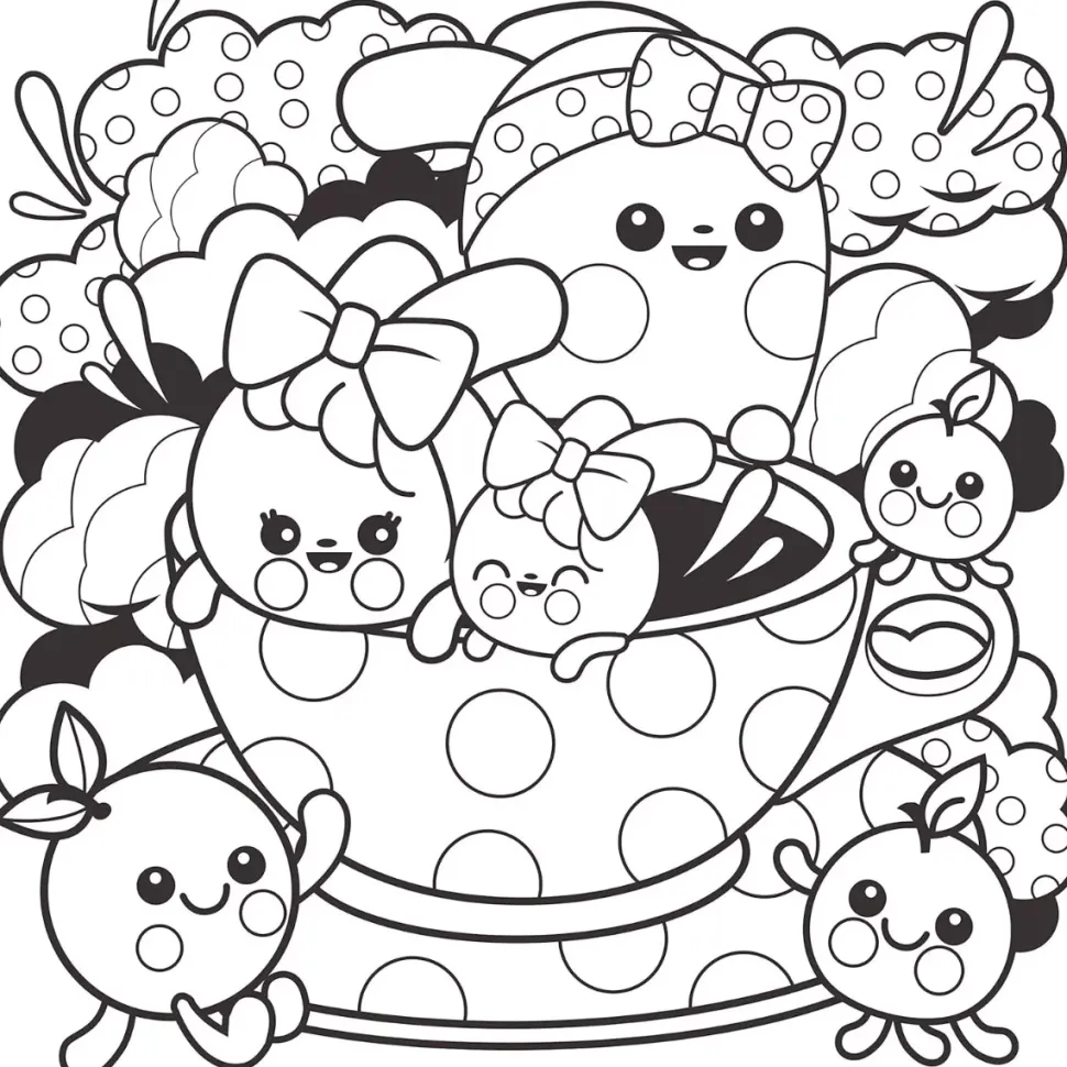 Super Cute! Coloring Book