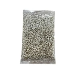 SUPER OFERTA **40%** Arandelas plateadas 4mm