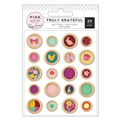 SUPER OFERTA **40%** Botones de madera Truly Grateful Paige Evans