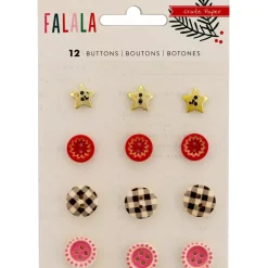 SUPER OFERTA **40%** Botones Falala Crate Paper