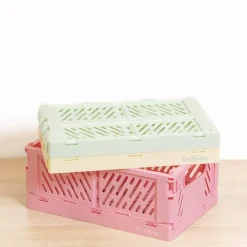 SUPER OFERTA **40%** Caja de Almacenamiento Plegable Pequeña Rosa Craftelier