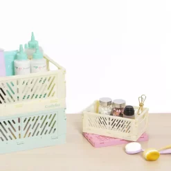 SUPER OFERTA **40%** Caja de Almacenamiento Plegable Pequeña Amarilla Craftelier
