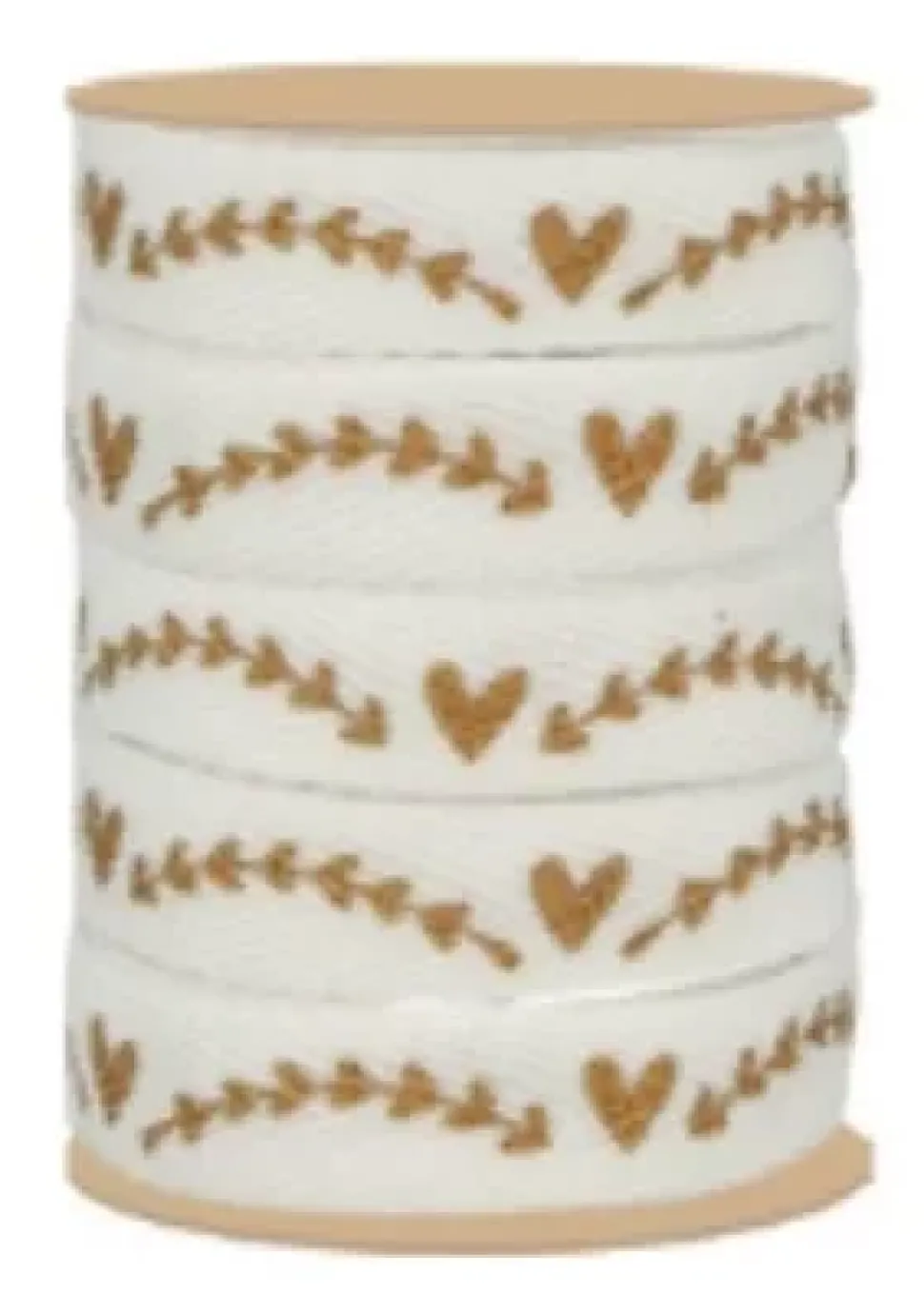 SUPER OFERTA **40%** Cinta Estampada Friso de Corazones On se Marie Artemio