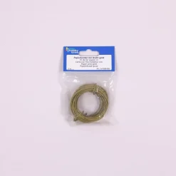 SUPER OFERTA **40%** Cordón de Papel con Alambre Oro Hobby Time 2mm