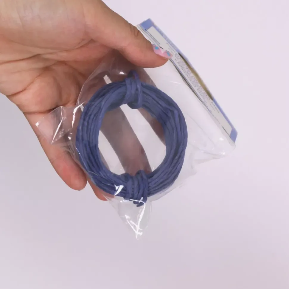 SUPER OFERTA **40%** Cordón de Papel con Alambre Azul Hobby Time 2mm