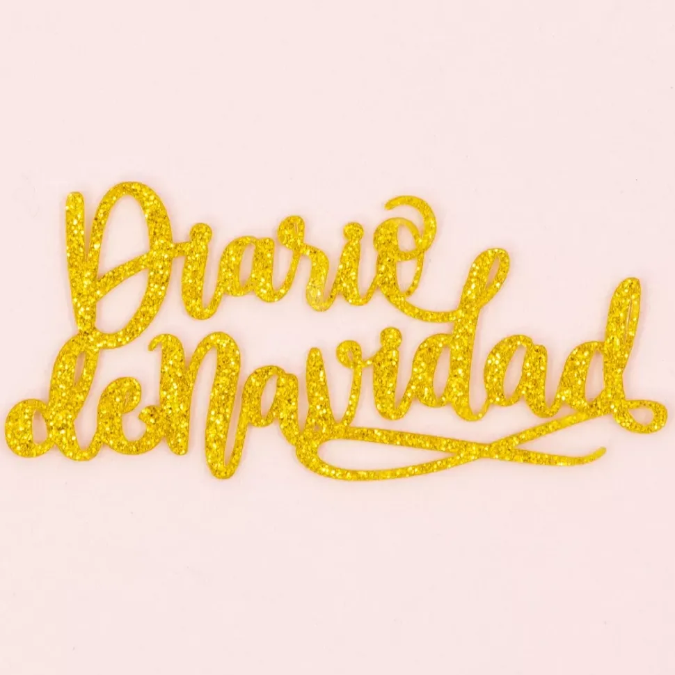 SUPER OFERTA **60%** Die-Cut de Metacrilato Diario de Navidad Craftelier