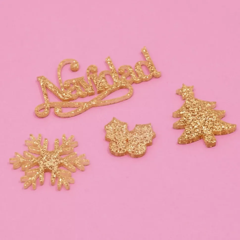 SUPER OFERTA **60%** Die-Cut de Metacrilato Navidad Craftelier