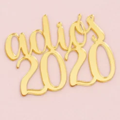 SUPER OFERTA **60%** Die-Cut de Metacrilato Adiós 2020 Craftelier