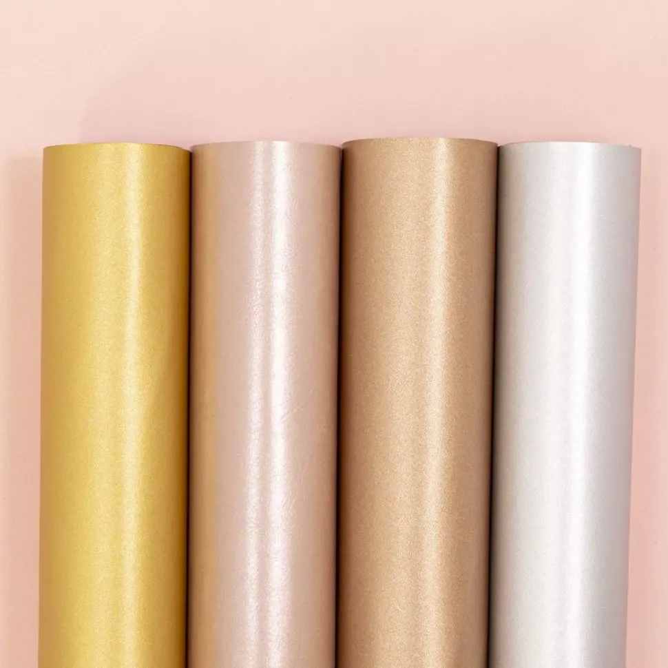 SUPER OFERTA **40%** Ecopiel Metalizada Gold Craftelier 35x50cm