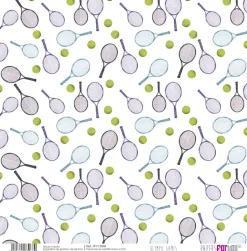 SUPER OFERTA **40%** Kit 10 Papeles de Tela Olympic Games PapersForYou 30x30cm