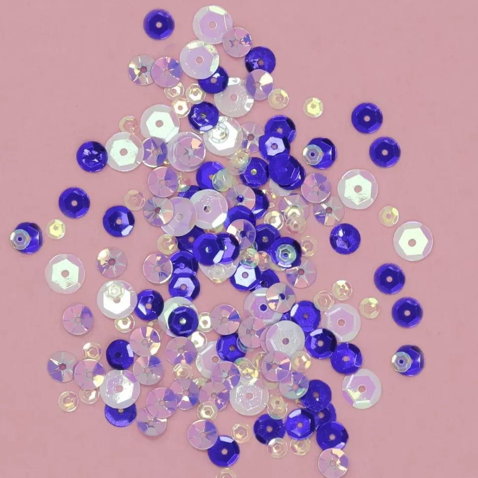 SUPER OFERTA **60%** Lentejuelas Reflejos Púrpura Craftelier