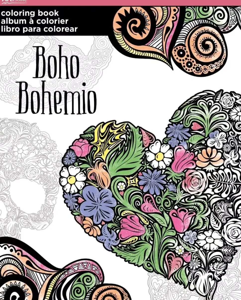 SUPER OFERTA **40%** Libro para colorear Bohemio ArtZone 11x17cm