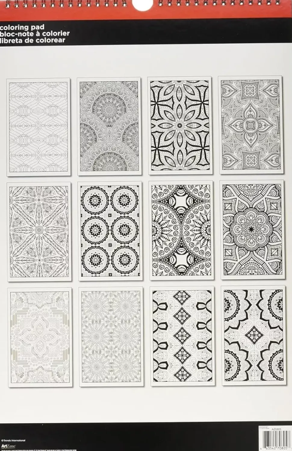 SUPER OFERTA **40%** Libro para colorear Caleidoscopio ArtZone 11x17cm