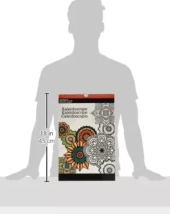 SUPER OFERTA **40%** Libro para colorear Caleidoscopio ArtZone 11x17cm