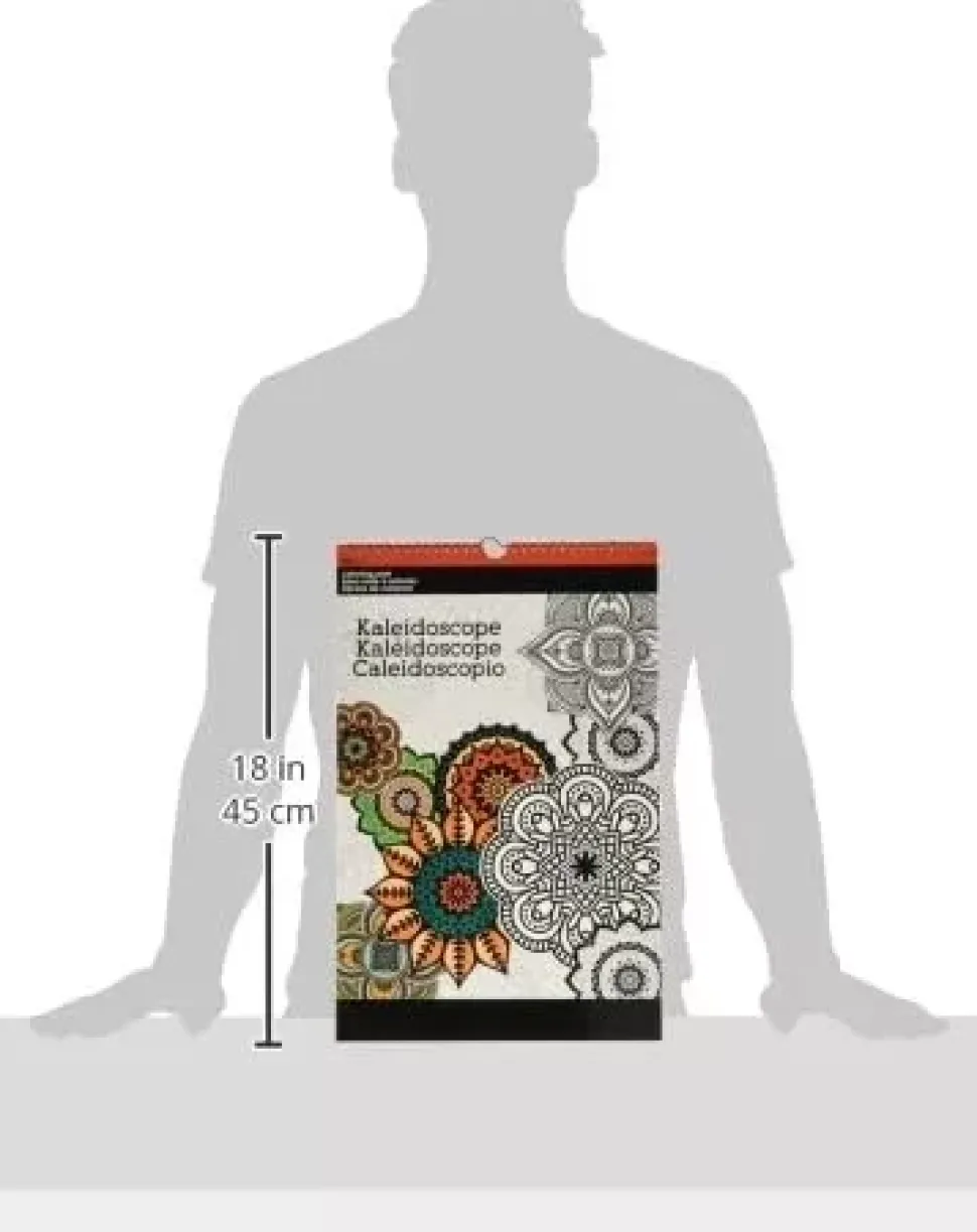 SUPER OFERTA **40%** Libro para colorear Caleidoscopio ArtZone 11x17cm