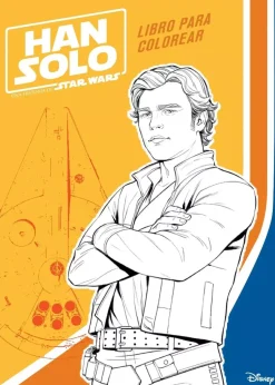 SUPER OFERTA **40%** Libro para Colorear Han Solo Una Historia de Star Wars
