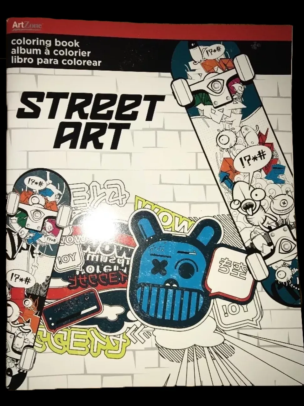 SUPER OFERTA **40%** Libro para colorear Street Art ArtZone 11x26cm