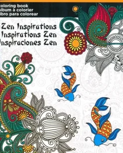 SUPER OFERTA **40%** Libro para colorear Inspiraciones Zen ArtZone 11x17cm
