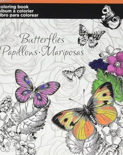 SUPER OFERTA **40%** Libro para colorear Mariposas ArtZone 11x26cm