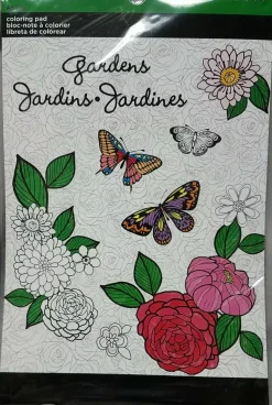 SUPER OFERTA **40%** Libro para colorear Jardines ArtZone 11x17cm