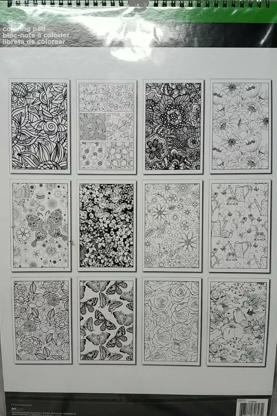 SUPER OFERTA **40%** Libro para colorear Jardines ArtZone 11x17cm