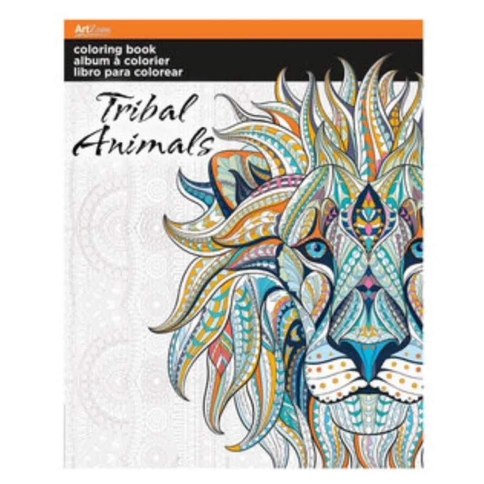 SUPER OFERTA **40%** Libro para colorear Animales tribales ArtZone