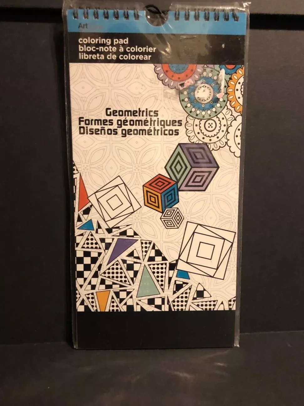 SUPER OFERTA **40%** Libro para colorear Diseños geométricos ArtZone 15x30cm