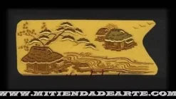 SUPER OFERTA **40%** MA-KI-E - Escena rural con casas y río