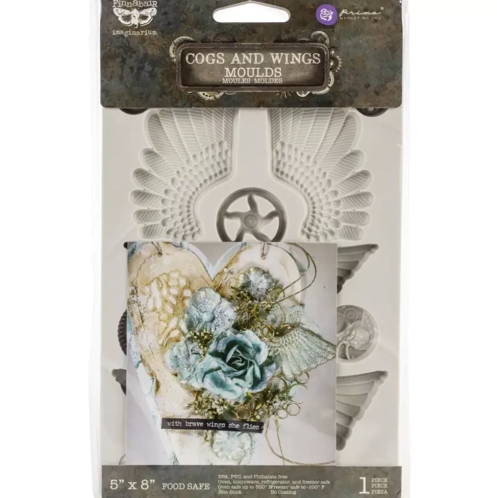 SUPER OFERTA **40%** Molde de silicona Cogs and Wings Finnabair