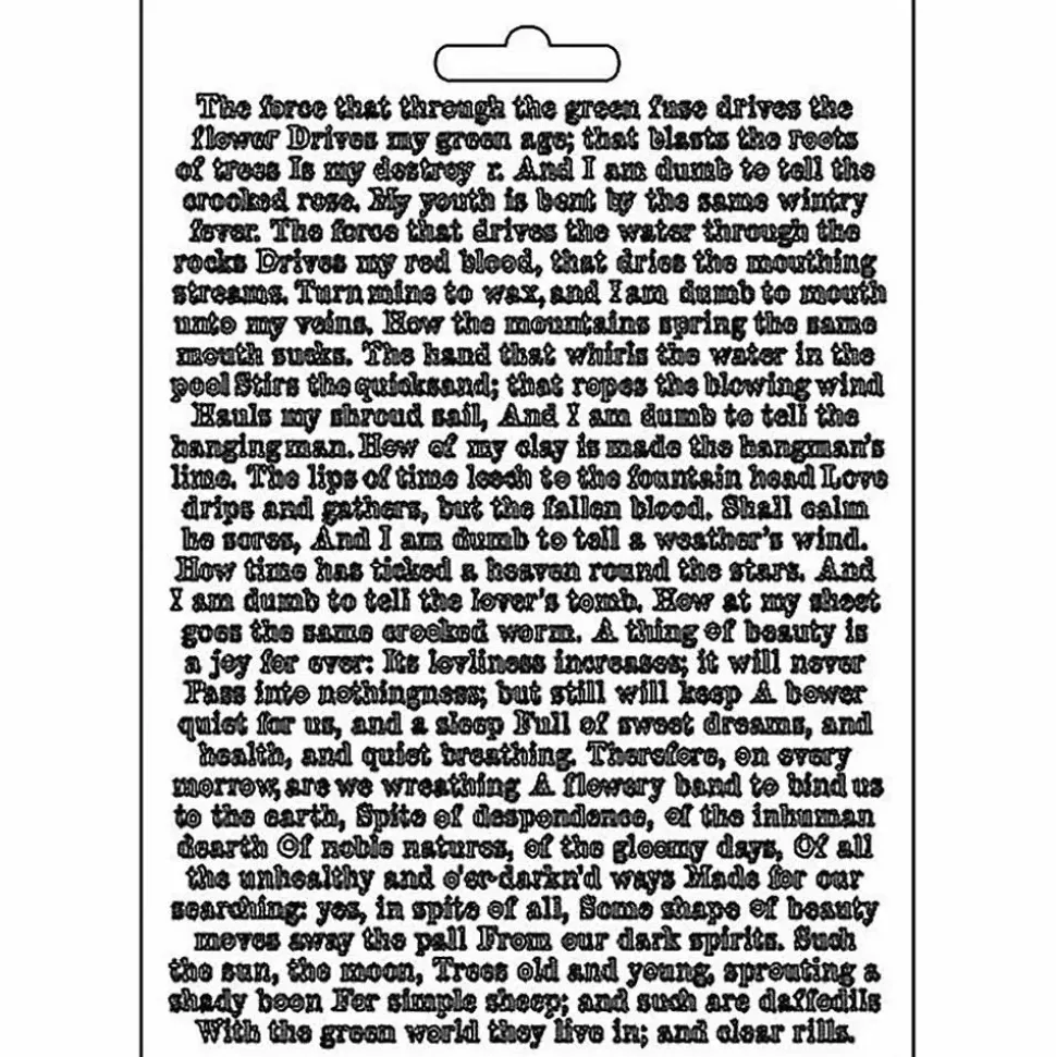 SUPER OFERTA **30%** Molde Flexible Calligraphy Journal Stamperia