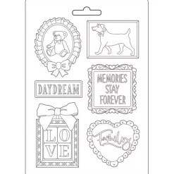 SUPER OFERTA **30%** Molde Flexible Frame & Quotes DayDream Stamperia 21x29cm