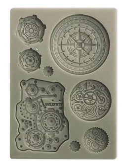 SUPER OFERTA **30%** Molde Mechanisms Around the World Stamperia A6