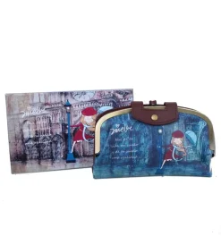 SUPER OFERTA **20%** Monedero tarjetero ovalado Amelie París Vintage