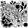 SUPER OFERTA **30%** Máscara Chica Doodle 30x30cm