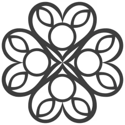 SUPER OFERTA **30%** Máscara Mini Celtic Heart Bits 10x10cm