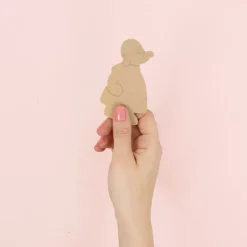 SUPER OFERTA **40%** Pack 3 Siluetas de Madera Mamá Elefante 5x8cm