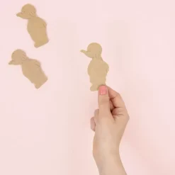 SUPER OFERTA **40%** Pack 3 Siluetas de Madera Papá Elefante 5x8cm