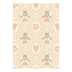 SUPER OFERTA **50%** Papel Baby Girl Kartos 49,5x68cm