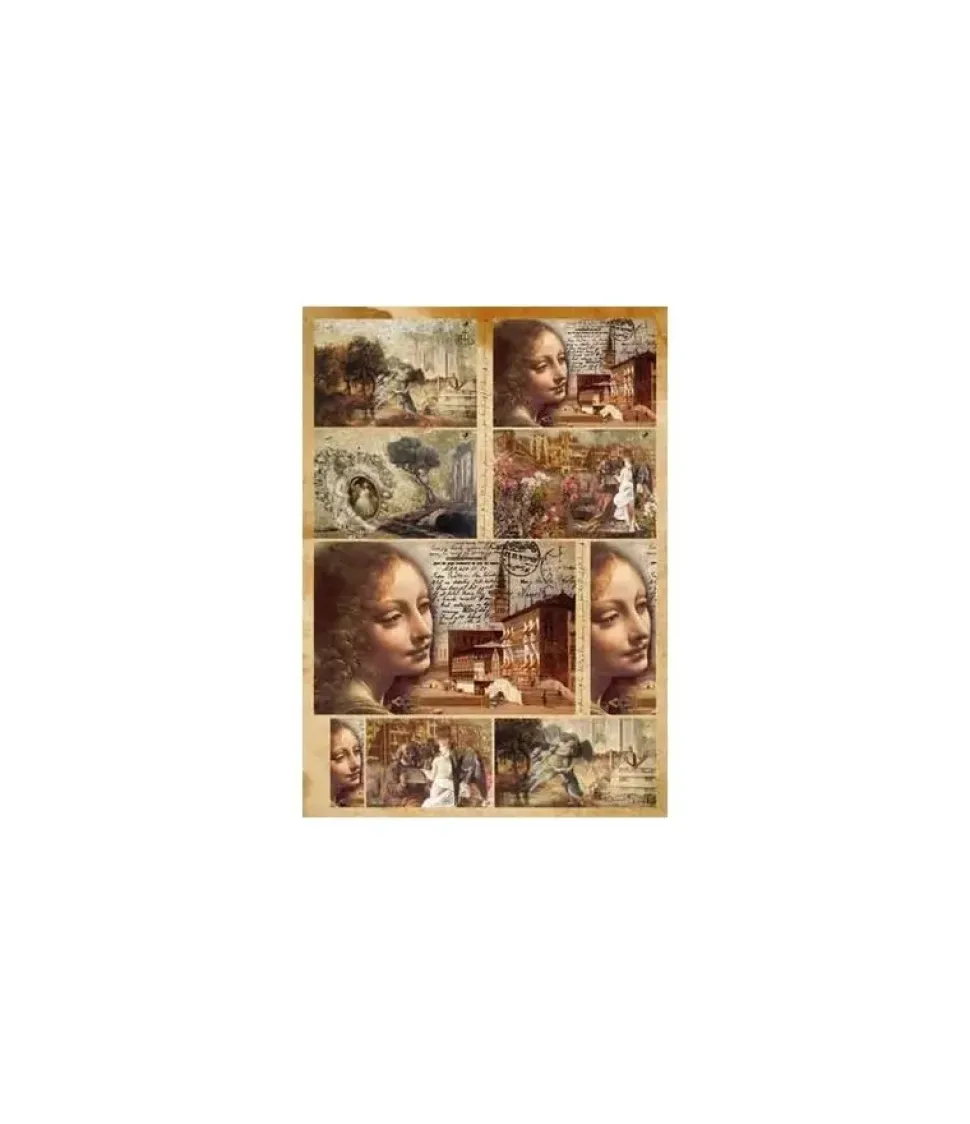 SUPER OFERTA **40%** Papel Clásico Para Decoupage Les Madones Stamperia 50x70cm