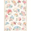 SUPER OFERTA **40%** Papel de arroz flores Oh là là! Stamperia 21x29cm