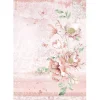 SUPER OFERTA **40%** Papel de arroz Flores Roseland Stamperia 21x29cm