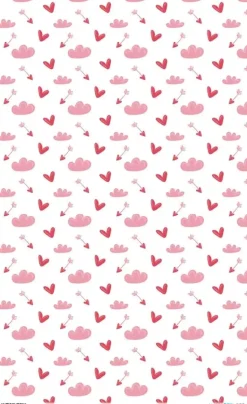 SUPER OFERTA **40%** Papel de Arroz Corazones y Nubes Love Is All Around PapersForYou 54x33cm