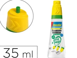 SUPER OFERTA **40%** Pegamento transparente universal escolar Imedio 25ml